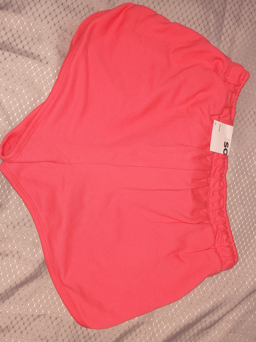 SO Neon Pink Women's Athletic Shorts with Elastic Waistband